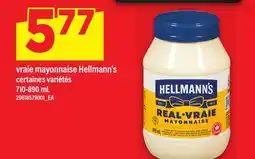 Maxi VRAIE MAYONNAISE HELLMANN'S offer