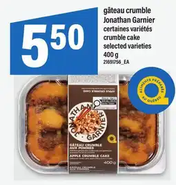 Maxi GÂTEAU CRUMBLE JONATHAN GARNIER | CRUMBLE CAKE offer
