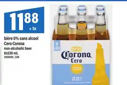 Maxi BIÈRE 0% SANS ALCOOL CERO CORONA | NON-ALCOHOLIC BEER offer