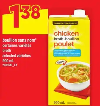 Maxi BOUILLON SANS NOM | BROTH offer