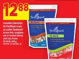 Maxi CREVETTES BLANCHES DU PACIFIQUE CRUES OU CUITES SEAQUEST | RAW OR COOKED SHRIMP, 70-90/lb offer