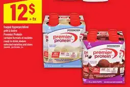 Maxi FRAPPÉ HYPERPROTÉINÉ PRÊT À BOIRE PREMIER PROTEIN | READY TO DRINK SHAKES offer
