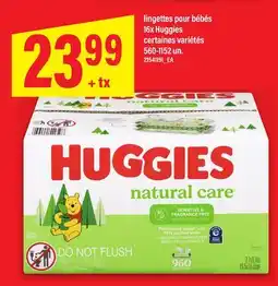 Maxi LINGETTES POUR BÉBÉS 16X HUGGIES, 560-1152 UN offer
