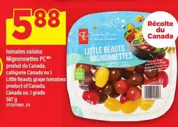 Maxi TOMATES RAISINS MIGNONNETTES PC | LITTLE BEAUTS GRAPE TOMATOES offer