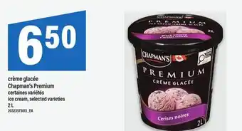 Maxi CRÈME GLACÉE CHAPMAN'S PREMIUM | ice cream offer