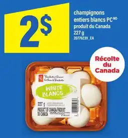Maxi CHAMPIGNONS ENTIERS BLANCS PC offer