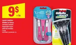 Maxi RASOIRS JETABLES GILLETTE OU VENUS | DISPOSABLE RAZORS, 1-4 UN offer
