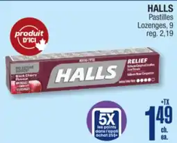 Jean Coutu HALLS Pastilles offer