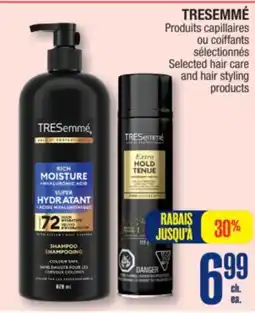 Jean Coutu TRESEMMÉ Selected hair care and hair styling products offer