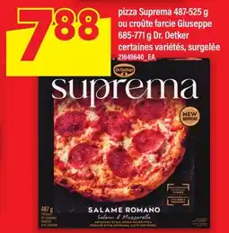Maxi OU CROÛTE FARCIE GIUSEPPE OU CROÛTE FARCIE GIUSEPPE 685-771 G DR. OETKER offer