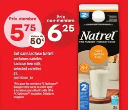 Maxi LAIT SANS LACTOSE NATREL | LACTOSE FREE MILK offer
