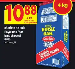 Maxi CHARBON DE BOIS ROYAL OAK STAR | lump charcoal, 8,8 lb offer