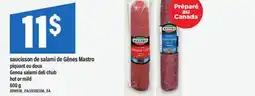 Maxi SAUCISSON DE SALAMI DE GÊNES MASTRO | GENOA SALAMI DELI CHUB offer