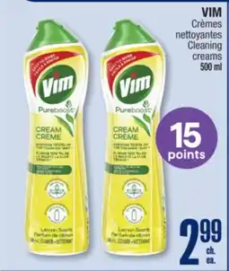 Jean Coutu VIM Cleaning creams offer