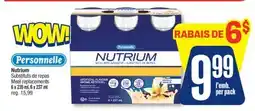 Jean Coutu Nutrium Meal replacements offer