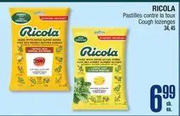 Jean Coutu RICOLA Pastilles Cough lozenges offer