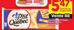 Maxi BARRE DE FROMAGE P'TIT QUEBEC, 400 G OU RÂPÉ, 320 G offer