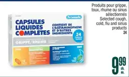 Jean Coutu Selected cough, cold, flu and sinus products offer