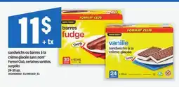 Maxi SANDWICHS OU BARRES À LA CRÈME GLACÉE SANS NOM, 24-30 UN offer