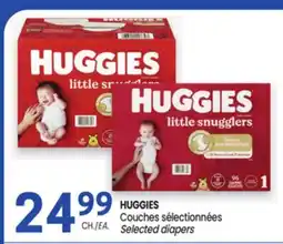 Uniprix HUGGIES Couches sélectionnées/Selected diapers offer