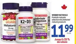 Uniprix WEBBER NATURALS Produits naturels sélectionnés/Selected natural products offer