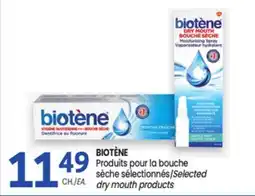 Uniprix BIOTÈNE Produits pour la bouche sèche sélectionnés/Selected dry mouth products offer