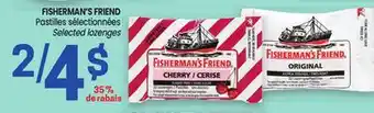 Uniprix FISHERMAN'S FRIEND Pastilles sélectionnées/Selected lozenges offer