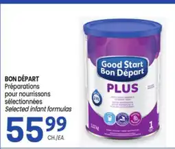 Uniprix BON DÉPART Préparations pour nourrissons sélectionnées/Selected infant formulas offer