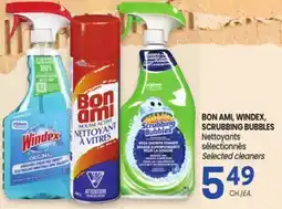 Uniprix BON AMI, WINDEX, SCRUBBING BUBBLES Nettoyants sélectionnés/Selected cleaners offer