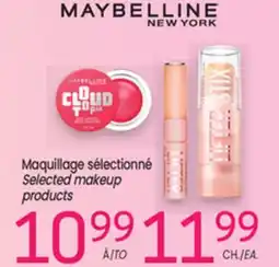 Uniprix MAYBELLINE Maquillage sélectionné/Selected makeup products offer