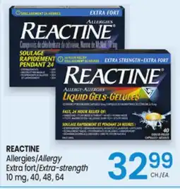 Uniprix REACTINE Allergies/Allergy Extra fort/Extra-strength offer