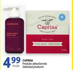 Uniprix CAPRINA Produits sélectionnés/Selected products offer