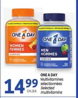 Uniprix ONE A DAY Multivitamines sélectionnées/Selected multivitamins offer