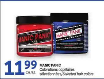Uniprix MANIC PANIC Colorations capillaires sélectionnées/Selected hair colors offer