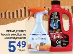 Uniprix DRANO, FEBREZE Produits sélectionnés/Selected products offer