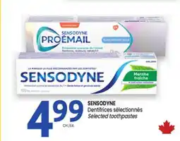 Uniprix SENSODYNE Dentifrices sélectionnés/Selected toothpastes offer