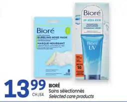 Uniprix BIORÉ Soins sélectionnés/Selected care products offer