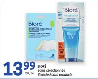 Uniprix BIORÉ Soins sélectionnés/Selected care products offer