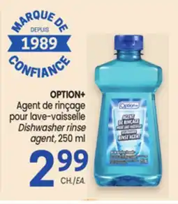 Uniprix OPTION+ Agent de rinçage pour lave-vaisselle/Dishwasher rinse agent offer