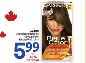 Uniprix GARNIER Colorations capillaires sélectionnées/Selected hair colors offer