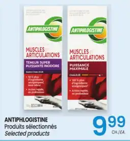 Uniprix ANTIPHLOGISTINE Produits sélectionnés/Selected products offer