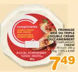 Marches Tradition COMPLIMENTS CHEESE offer