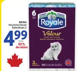 Uniprix ROYALE Mouchoirs/Tissues Boîtes/Boxes offer