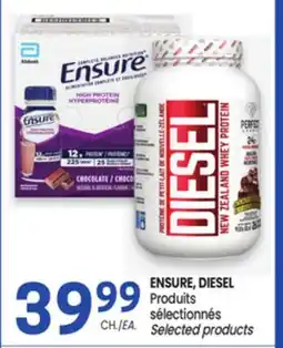 Uniprix ENSURE, DIESEL Produits sélectionnés/Selected products offer