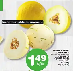 Marches Tradition CANARY OR PICASSO MELON offer