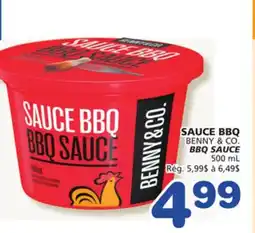 Marches Tradition BENNY & CO. BBQ SAUCE offer