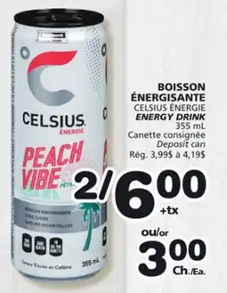 Marches Tradition CELSIUS ENERGY DRINK offer