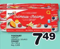 Marches Tradition YOPLAIT YOGURT offer