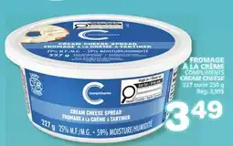 Marches Tradition COMPLIMENTS CREAM CHEESE offer