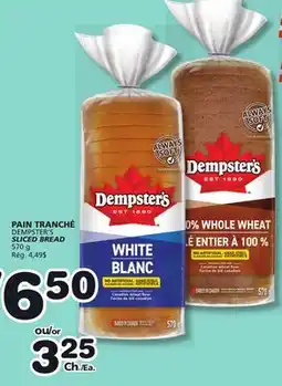 Marches Tradition DEMPSTER'S SLICED BREAD offer